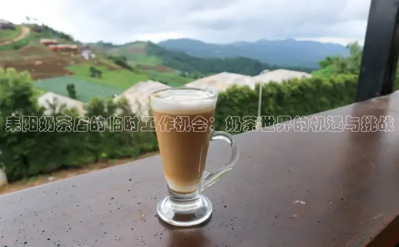 耒阳奶茶店的临时工作机会：奶茶世界的机遇与挑战